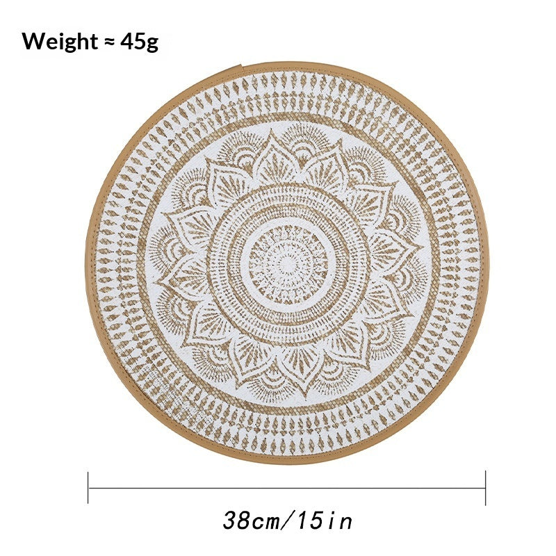 Patterned Jute Placemats