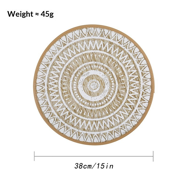 Patterned Jute Placemats