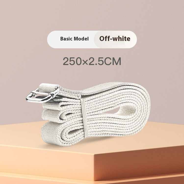 Long Yoga Strap with Metal Buckle