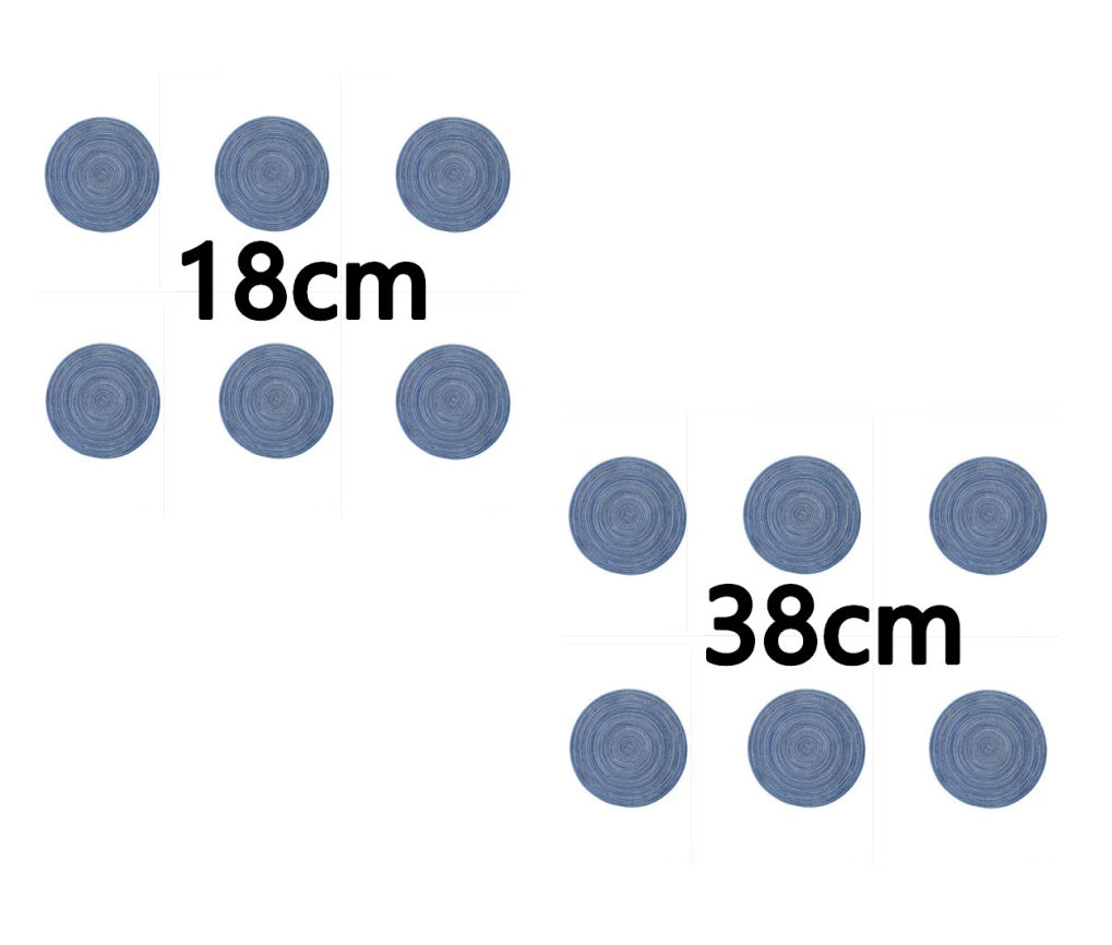 Round Minimalistic Bohemian Placemat