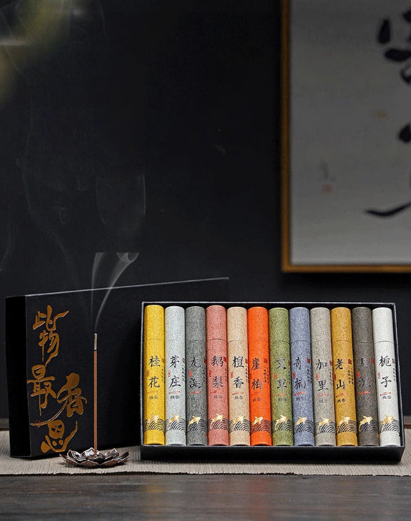 300 Pcs Incense Sticks Gift Box 12 Fragrances