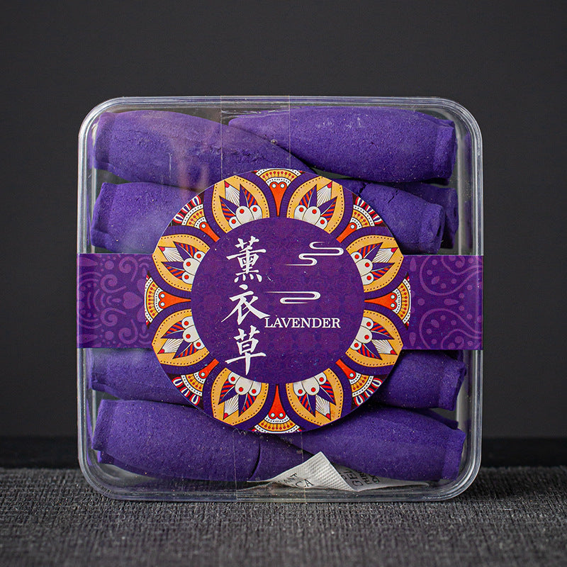 lavender 30 Pcs Extra Large 30 Minute Backflow Incense Cones
