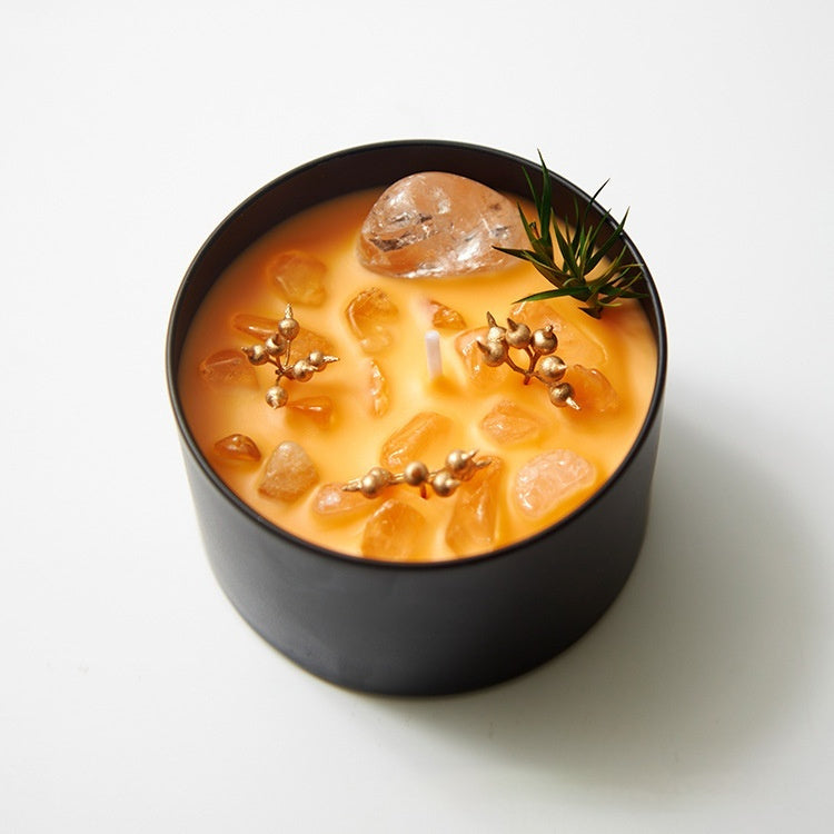 soy wax Boho Tin Candle