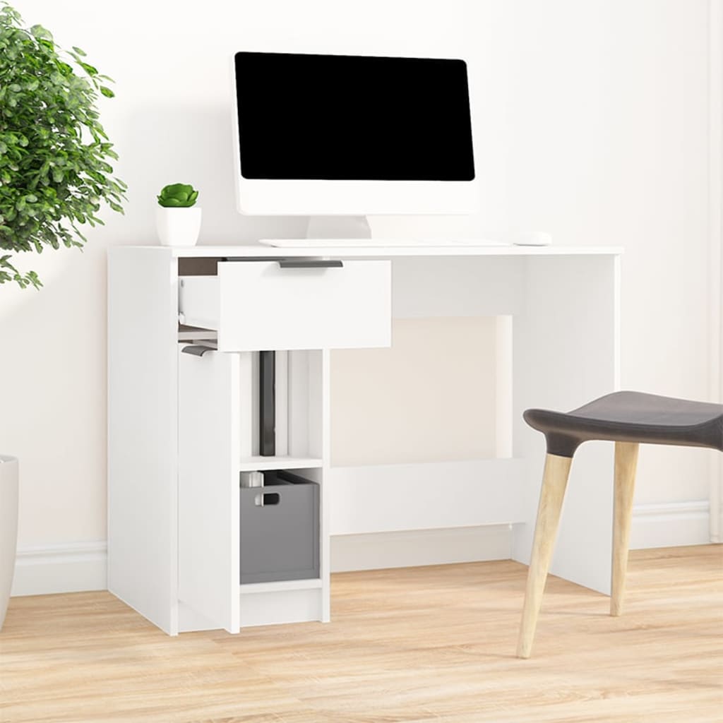 white Bohemian Computer Office Desk Furniture