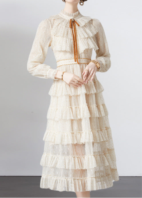 Boho Chic Long Sleeve Wedding Guest Dress